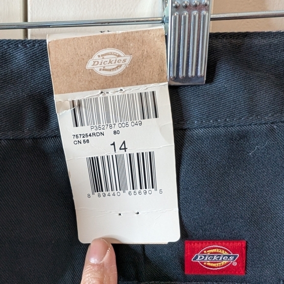 Madewell x Dickies twill cropped pants navy sz 14 NWT - Picture 6 of 11